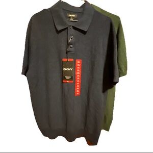 DKNY Men's Dark Polo Shirt